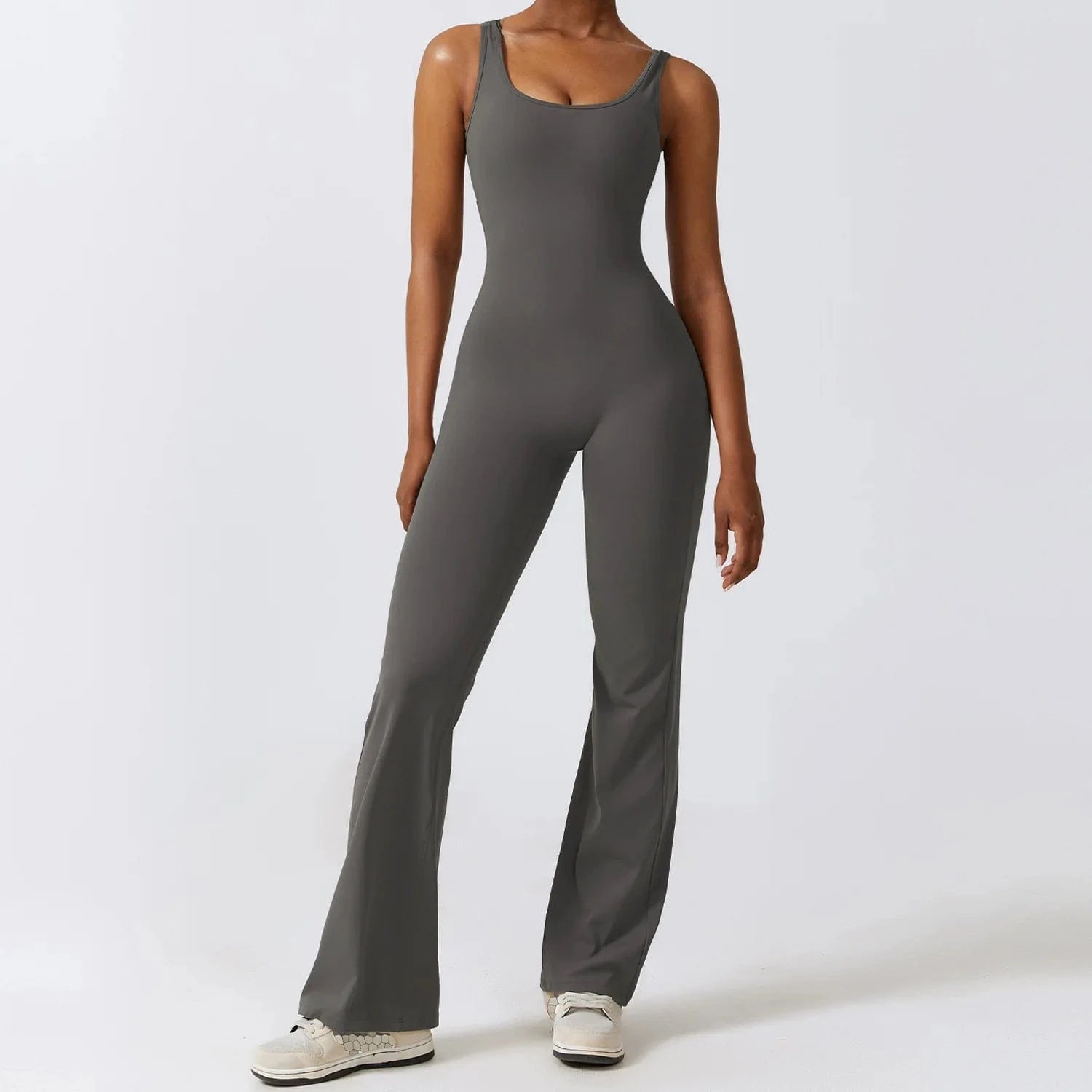 Far Mountain Grey / S Victorious PeakFit Sports Jumpsuit