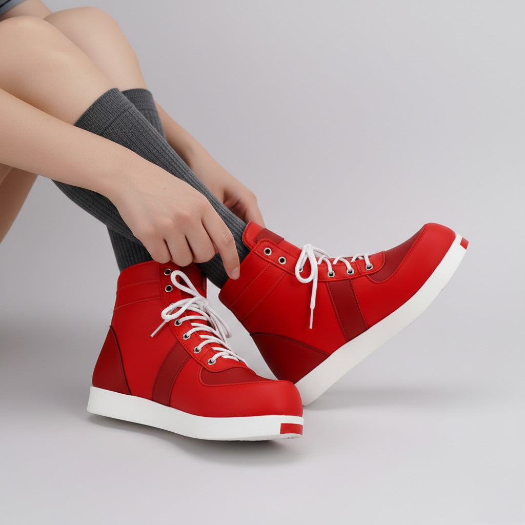 Female / 32 Twisted Wonderland Ace Trappola Red Shoes