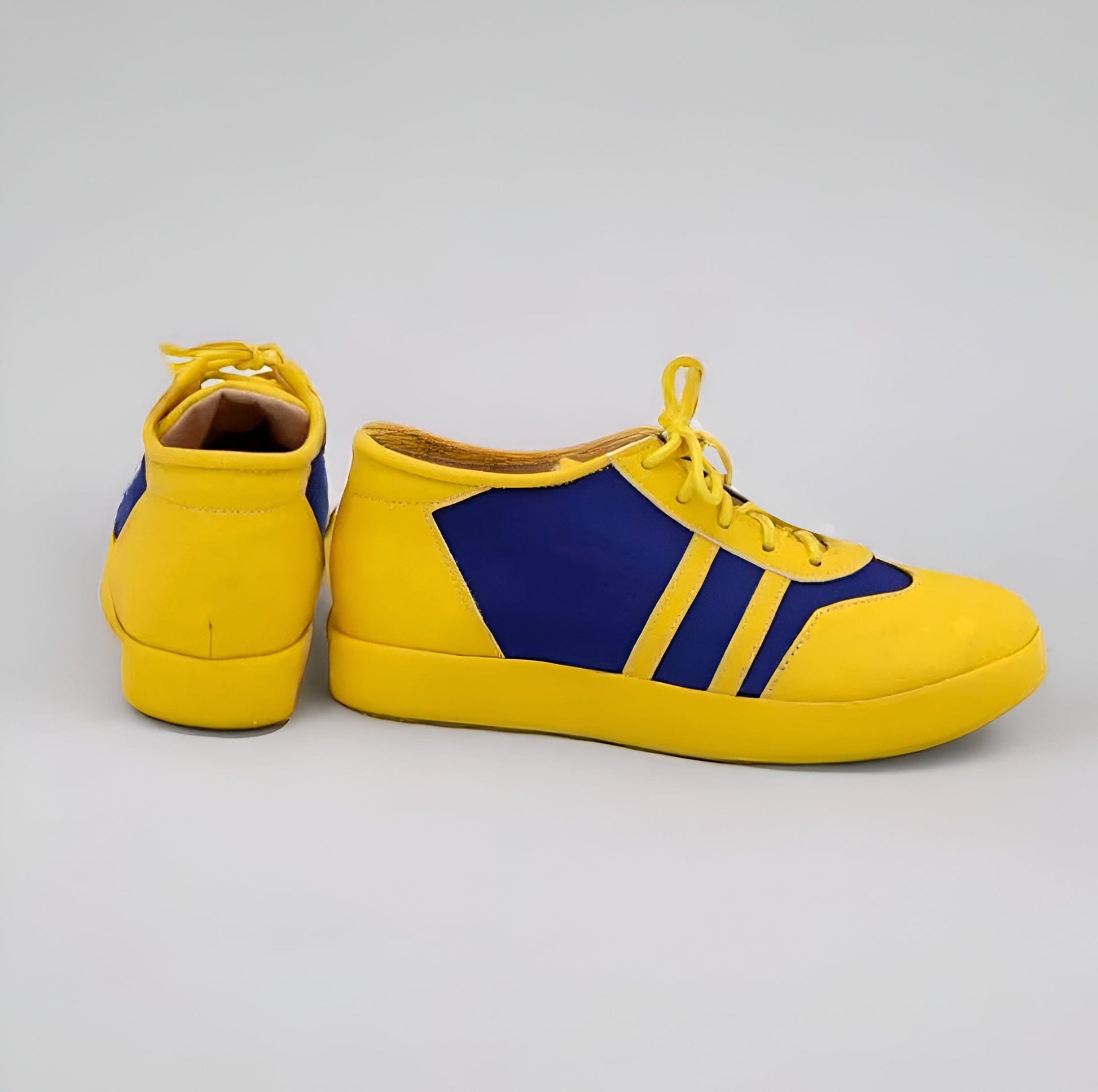 Female Size / 45 Street Fighter Chun Li Shoes / Yellow Sports Shoes