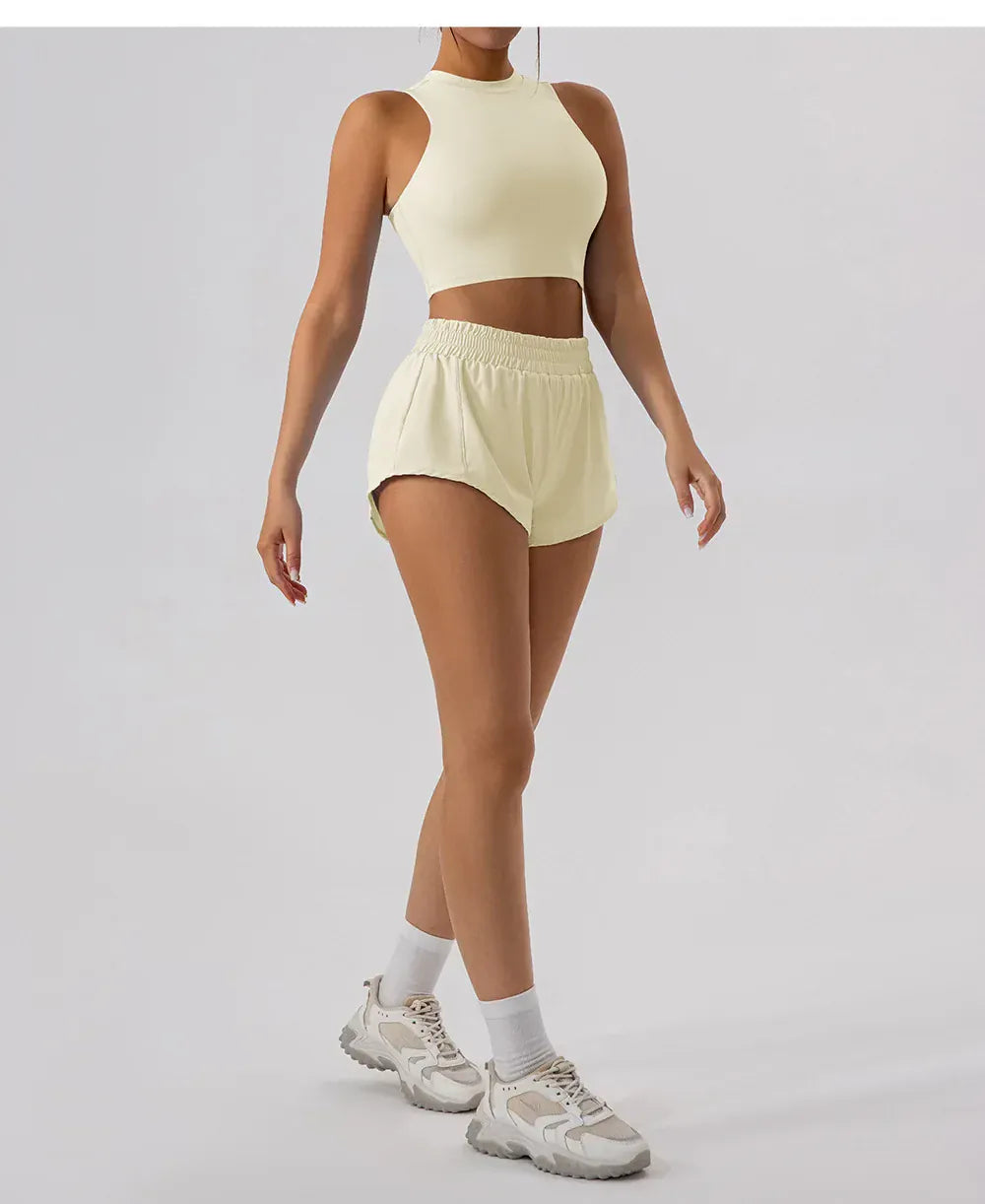 Fitness Low Waist 2.5 Inch Shorts Women (Victorious FluxNet Shorts)