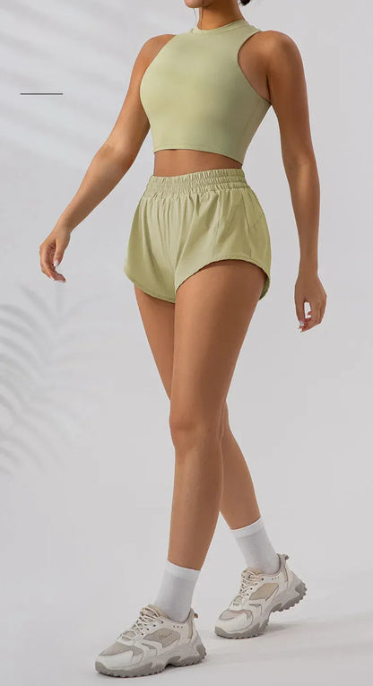 Fitness Low Waist 2.5 Inch Shorts Women (Victorious FluxNet Shorts)