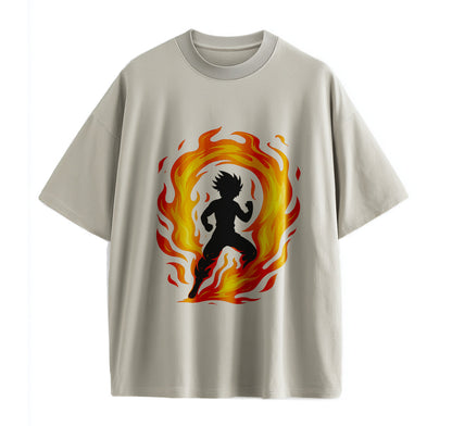 Cosmic Battle Anime Oversize T-Shirt