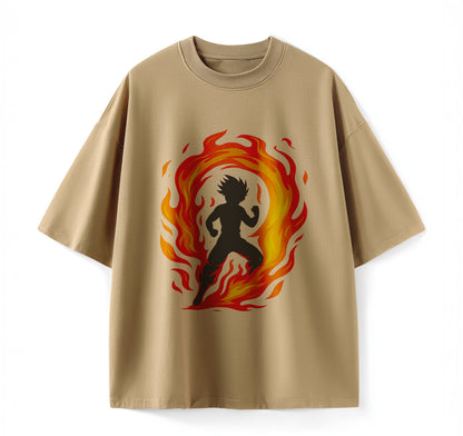 Cosmic Battle Anime Oversize T-Shirt