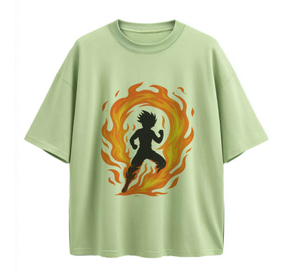 Cosmic Battle Anime Oversize T-Shirt