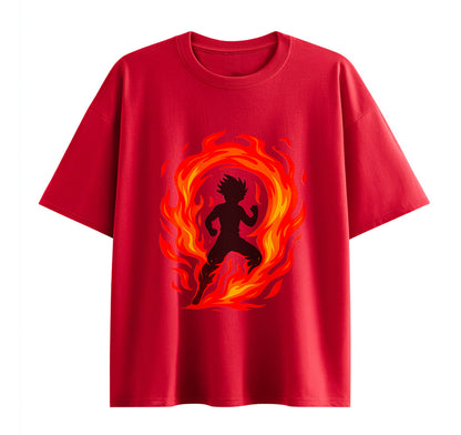 Cosmic Battle Anime Oversize T-Shirt