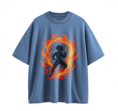 Cosmic Battle Anime Oversize T-Shirt
