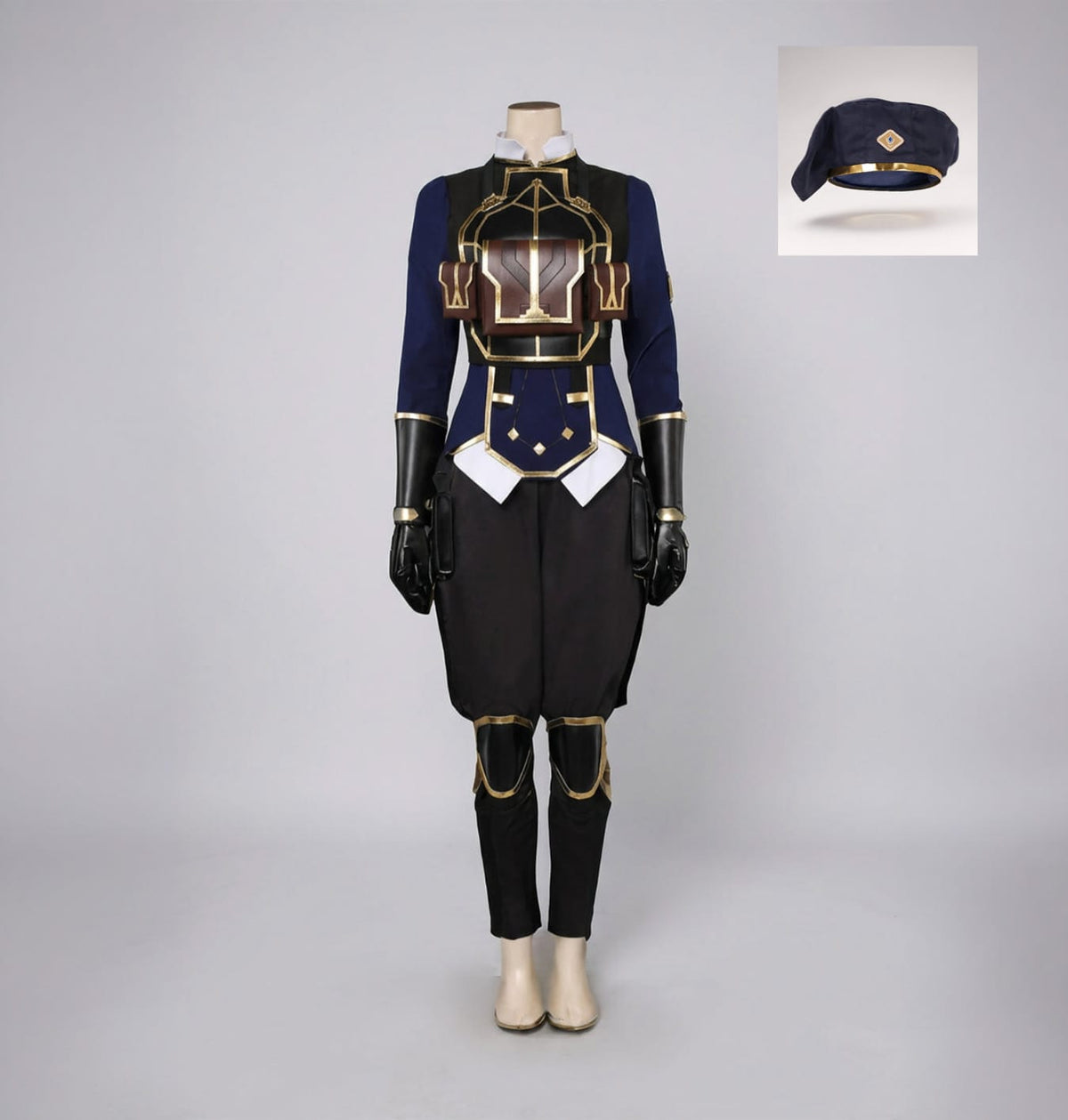 Full set with beret / XS Arcane Nolen Enforcer Cosplay