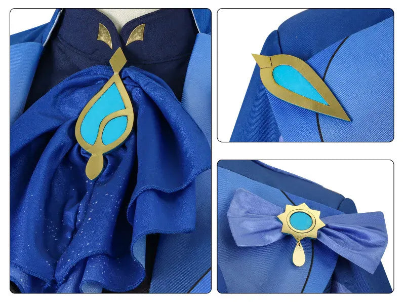 Furina Cosplay & Wig/ Impact Fontaine Focalors with Hat Cosplay