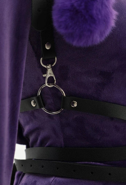 Gengar Pokemon Purple Poison Cosplay