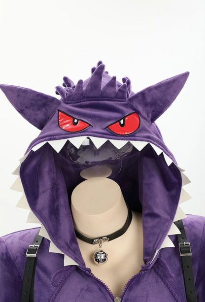Gengar Pokemon Purple Poison Cosplay