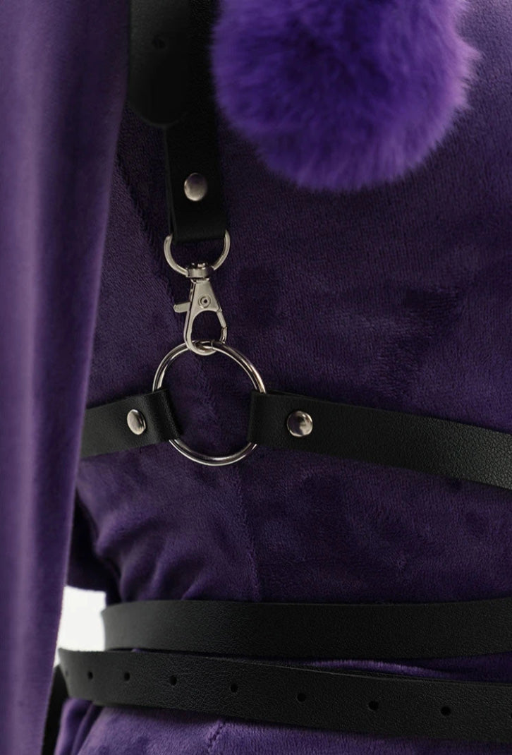 Gengar Pokemon Purple Poison Cosplay