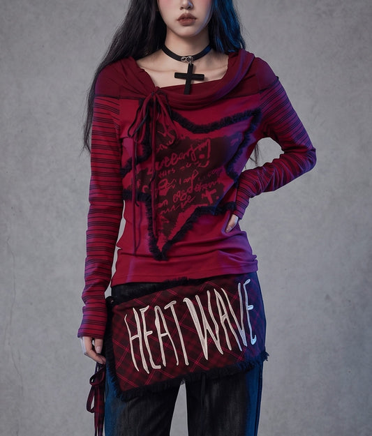 Goth Harajuku Style Longs Sleeve Shirt!!