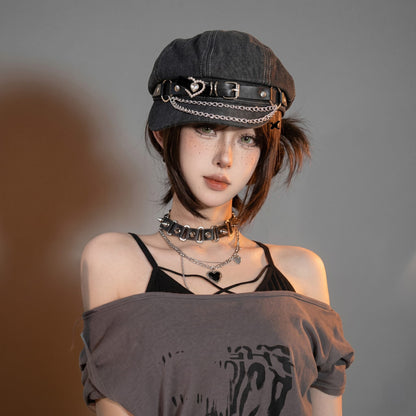Goth Harajuku Women's YK2 Hat Style
