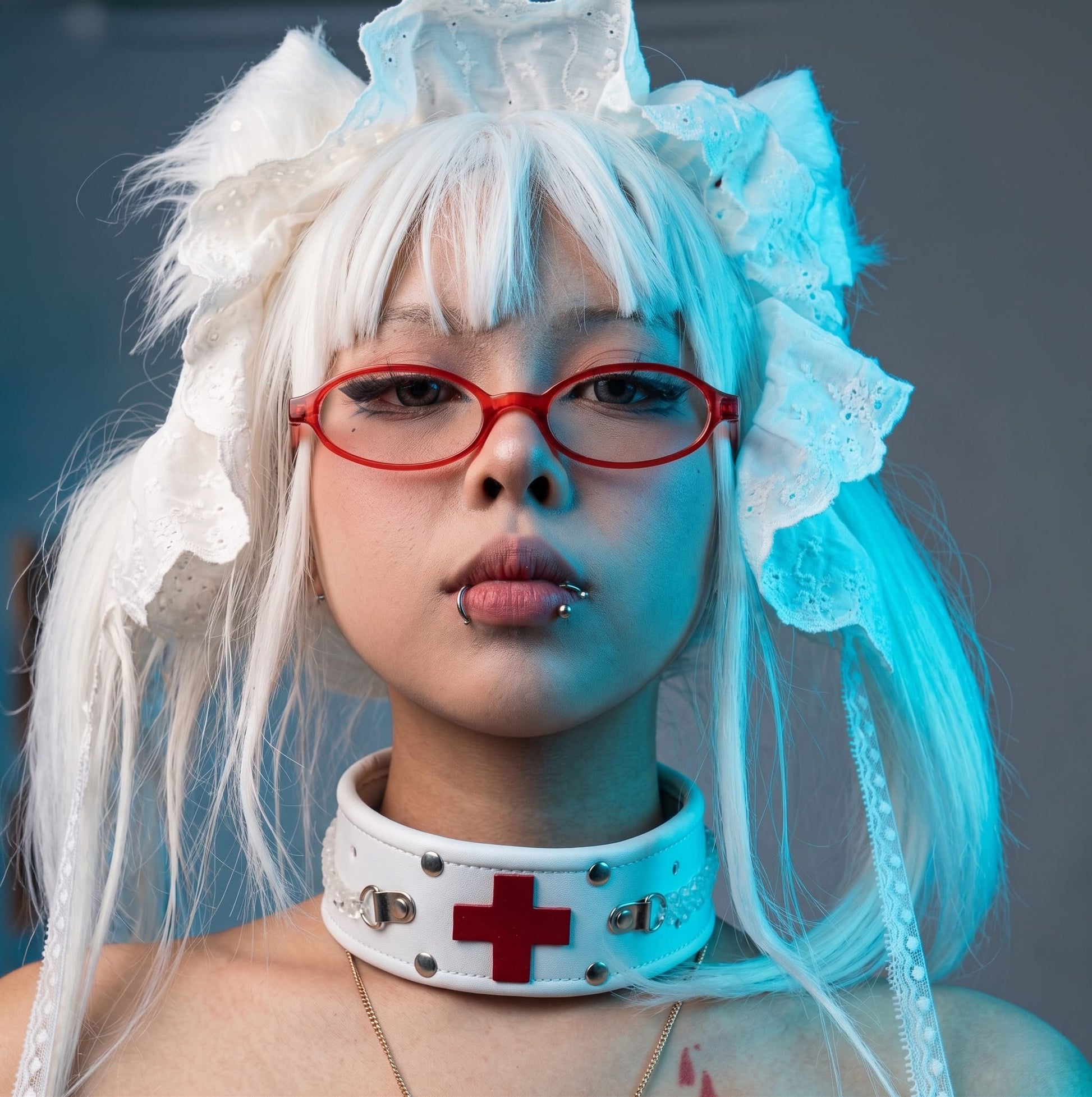 Gothic Cross Collar Necklace Harajuku Lolita