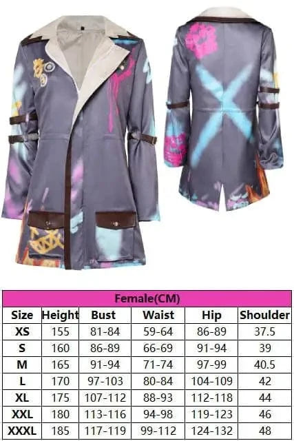 Graffiti Jacket / XS Jinx & Powder seasons 1 & 2 Cosplay Tier 1