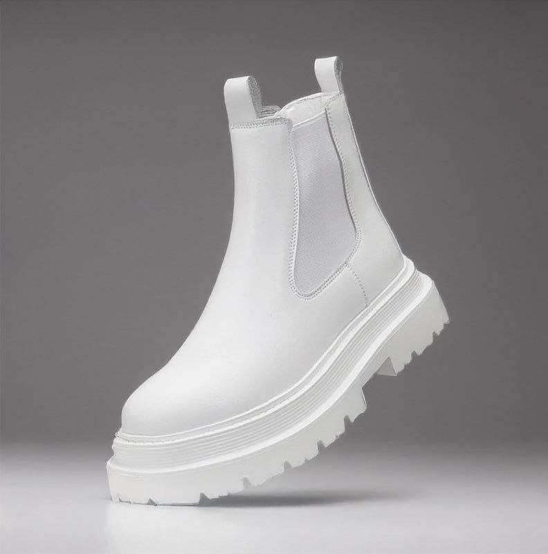 Green and Black leather boots/ Victorious Aether Arc Chelsea Boots Men's Size