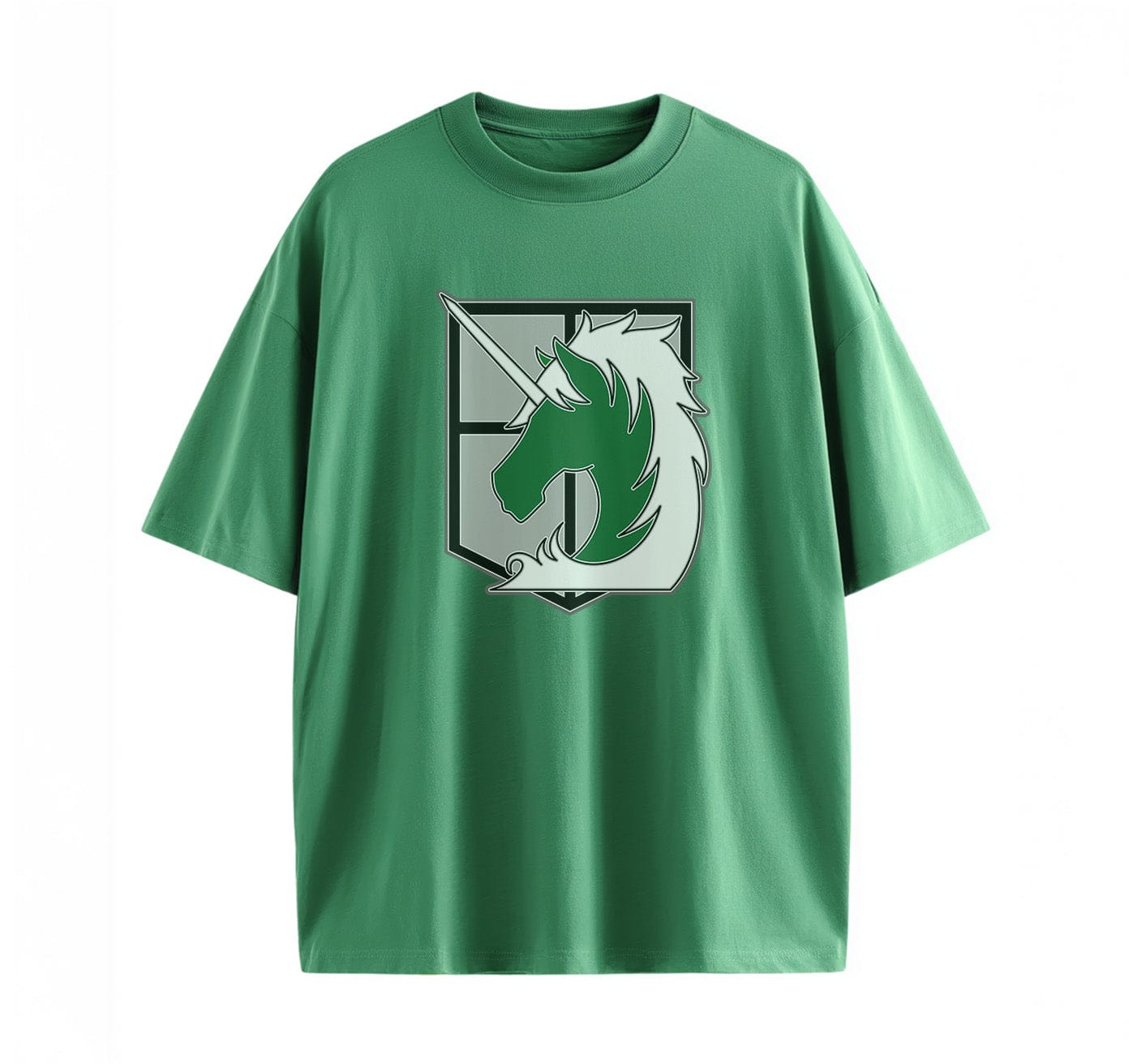 Green / XS Brigade (Attack On Titan) Oversize T-Shirt