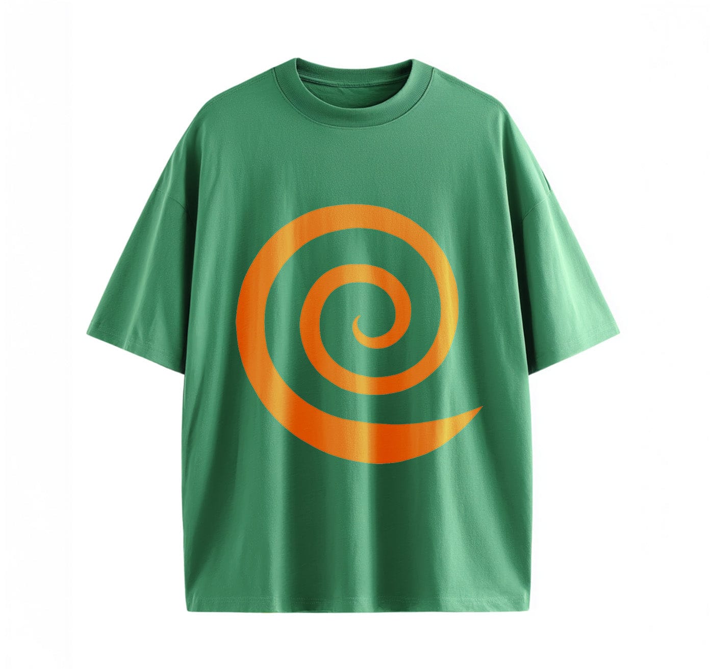 Green / XS Nine‑Tails Mode Anime (Naruto) Oversize T-Shirt