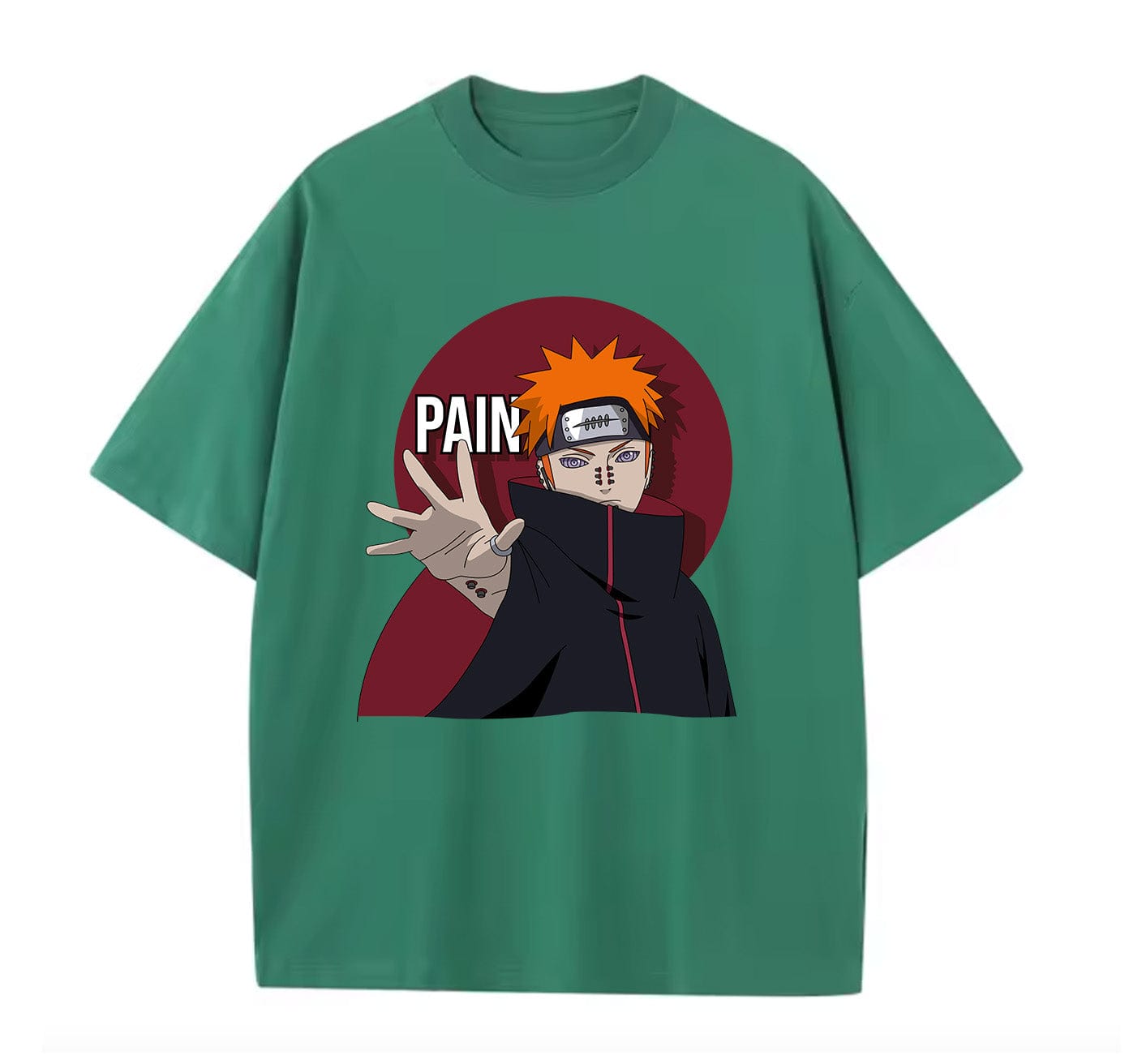 Green / XS Pain (Naruto) Anime Oversize T-Shirt