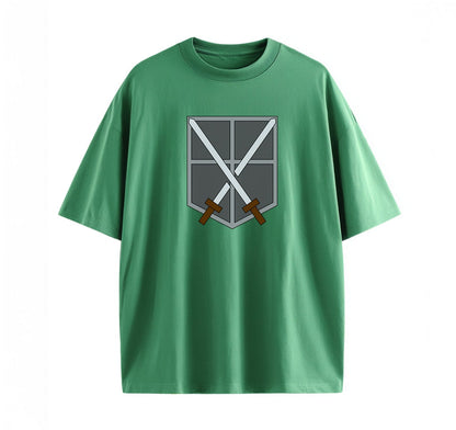 Green / XS Training Corps (Attack On Titan) Oversize T-Shirt