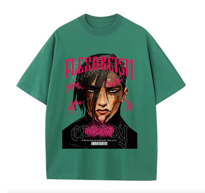 Green / XS VI Flexorcism (Arcane) Anime Oversize T-shirt