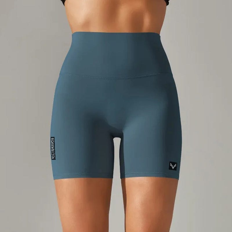 Grey Blue / XS NovaFlex Biker Sport Shorts by Victorious – High-Performance Activewear for Training, Gym & Everyday Comfort