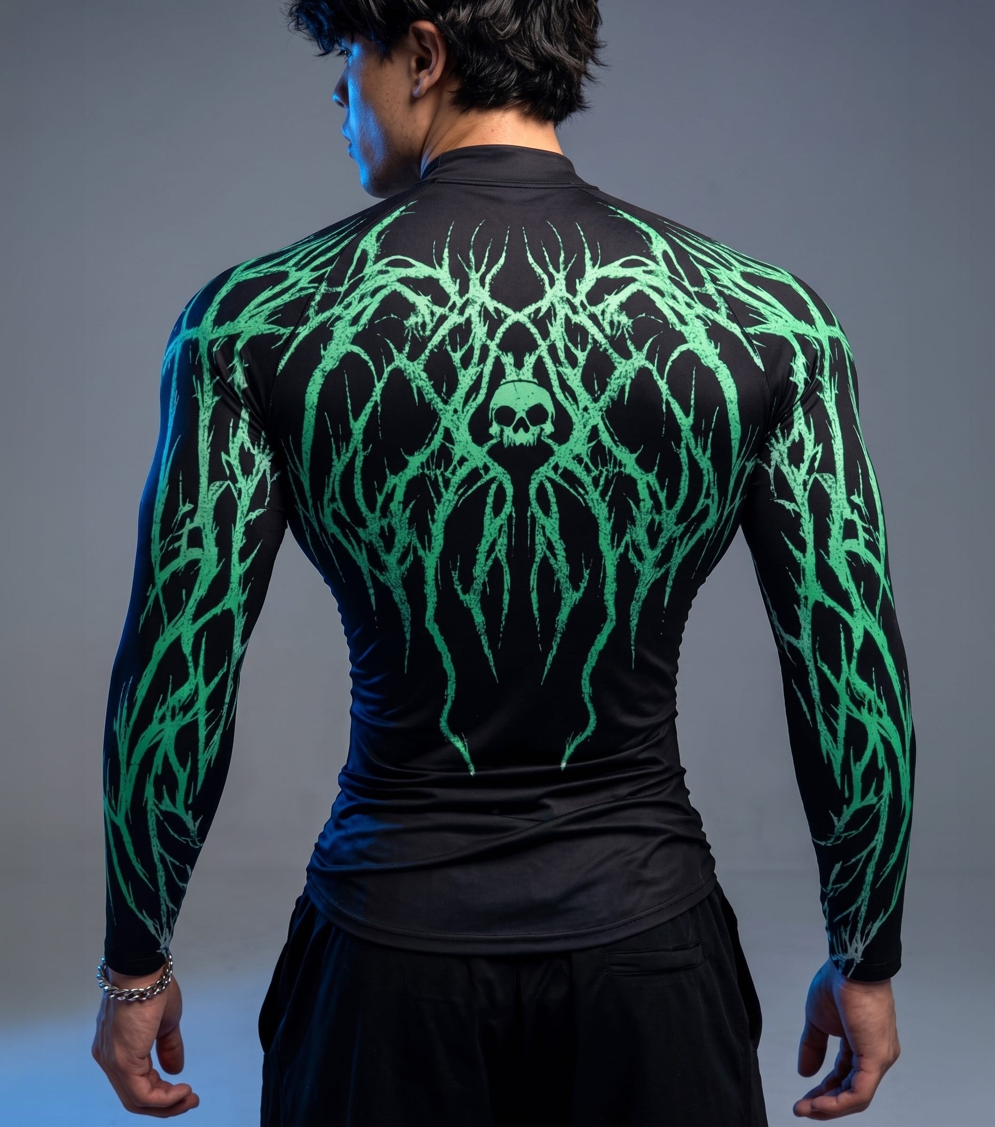 Harajuku Goth Compression Top/ Fitness / Streetwear - By Victorious
