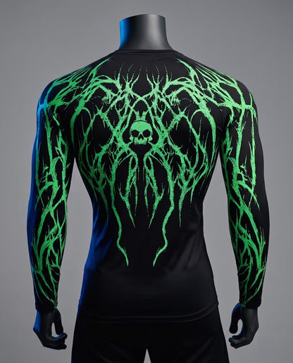 Harajuku Goth Compression Top/ Fitness / Streetwear - By Victorious