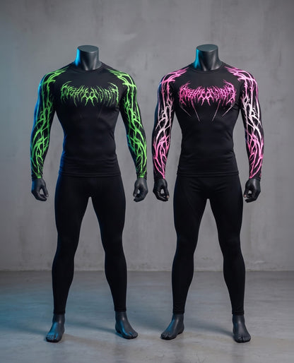Harajuku Goth Compression Top/ Fitness / Streetwear - By Victorious