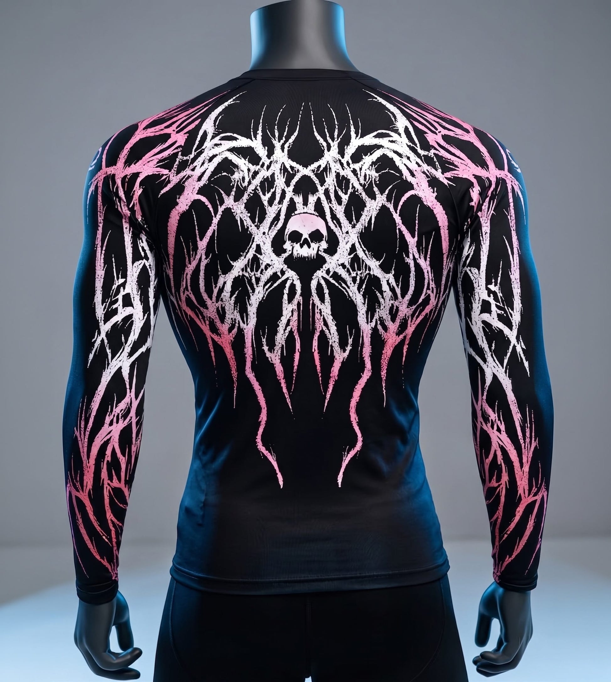 Harajuku Goth Compression Top/ Fitness / Streetwear - By Victorious