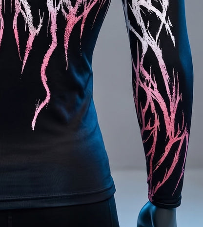Harajuku Goth Compression Top/ Fitness / Streetwear - By Victorious