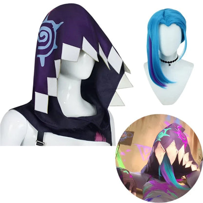 Hat and Wig B / S(S-L) Victorious Jinx Hooded Cape Cosplay