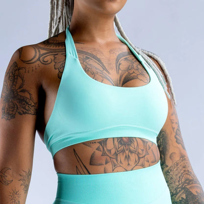 Ice Mint / XS Victorious Warrior Wave High Impact Sports Bra
