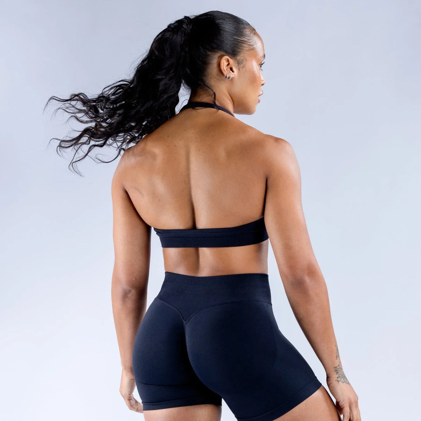 Impact Sports Bra / Women Seamless Neck Strap Yoga Bra /With Padding