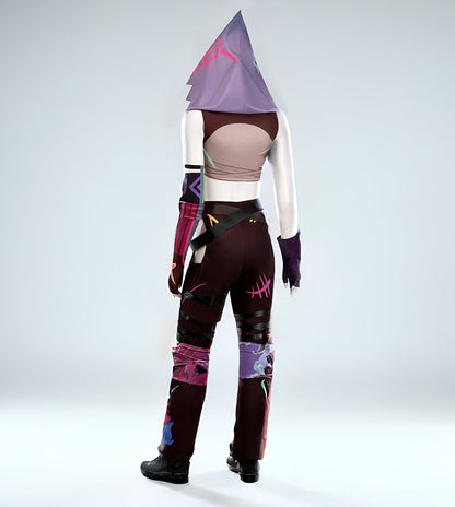 Jinx Arcane Hoodie Cosplay / Season 2 Fractured Jinx Cosplay