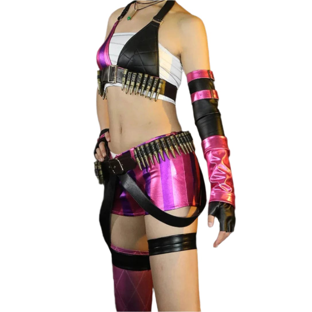 Jinx League of Legends Top and Shorts Cosplay