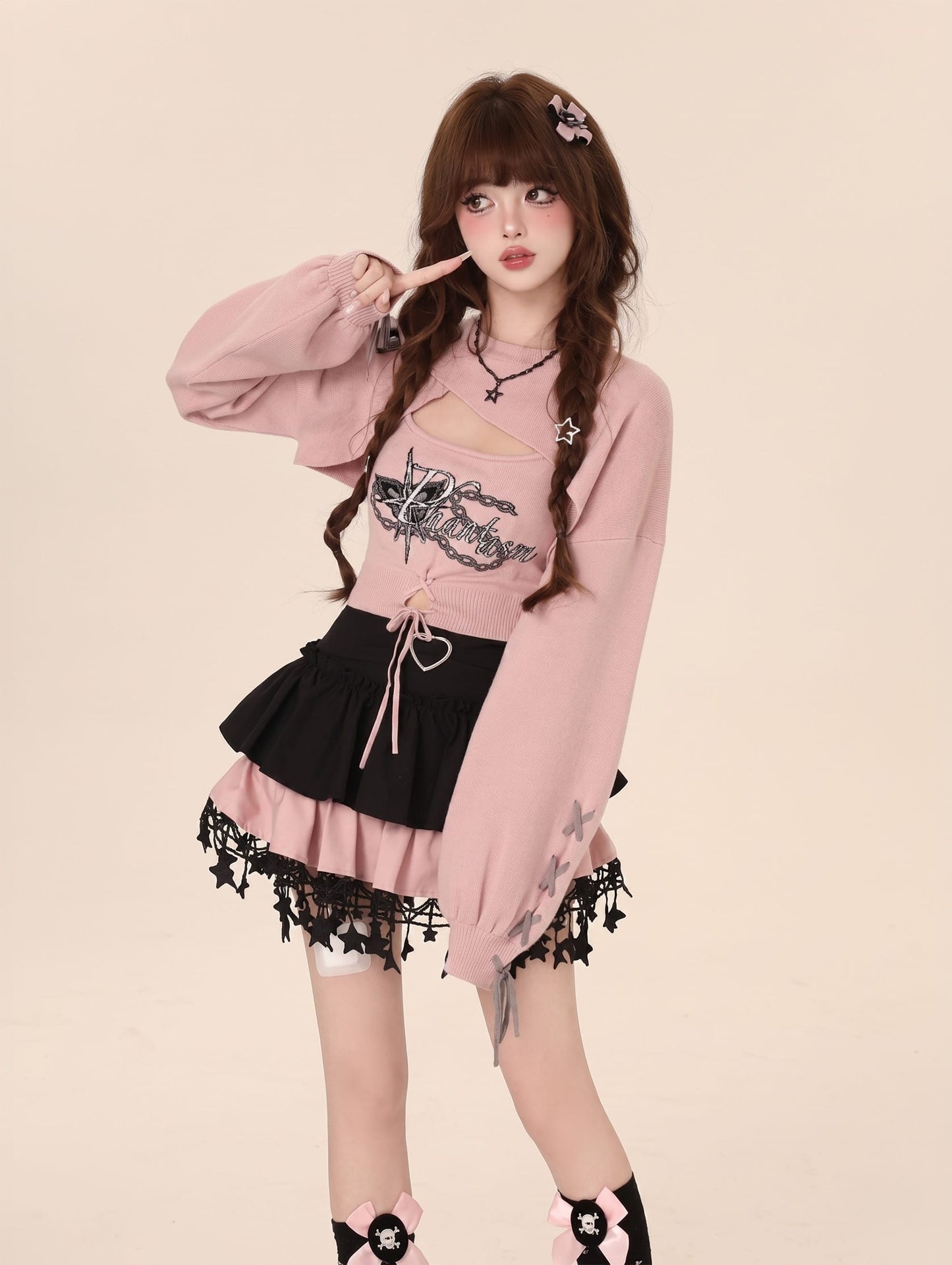 K-Fashion Ballet Style Cake Skirt