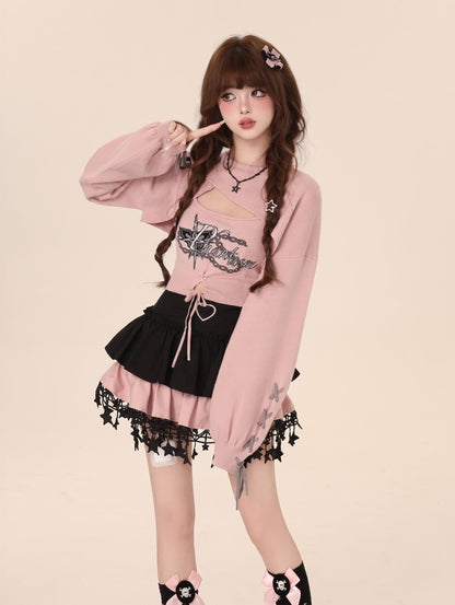 K-Fashion Ballet Style Cake Skirt