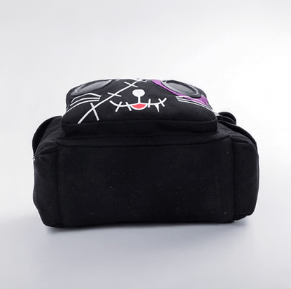 Kawaii Goth Cat Bluetooth Speaker Backpack