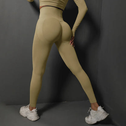 Khaki / S Victorious Aphrodite's Charm Seamless Gym Leggings