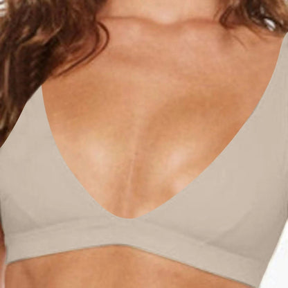 Khaki / S Victorious Athena Crop Top Sports Bra - Loose, Breathable & Push-Up