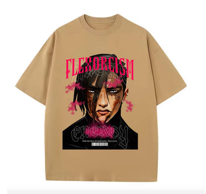 Khaki / XS VI Flexorcism (Arcane) Anime Oversize T-shirt