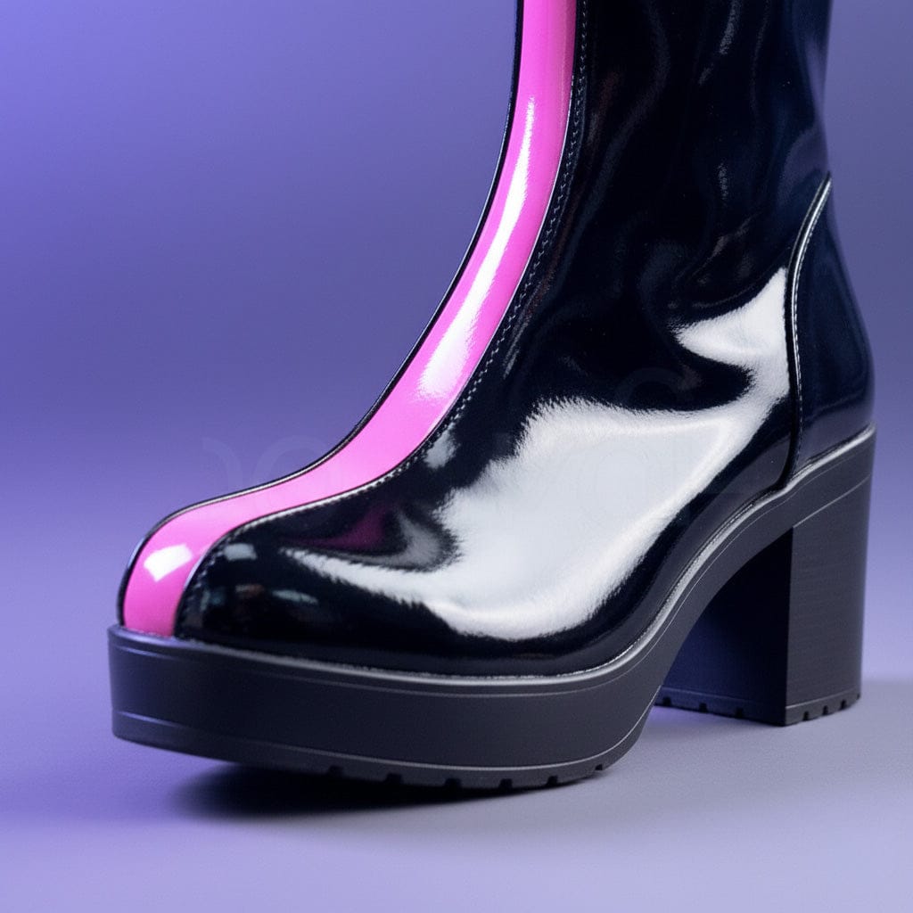 Kpop Demon Hunter Rumi Pink Stripe Shoes/Boots