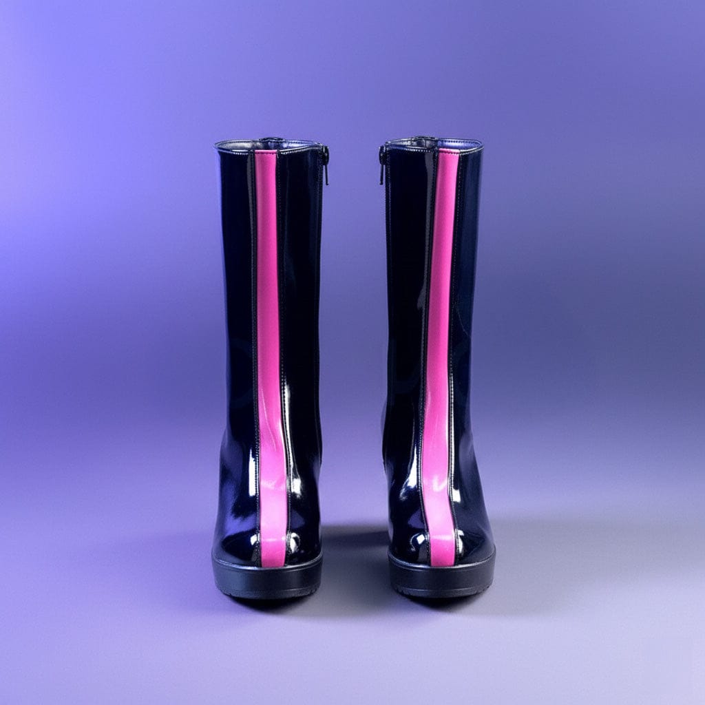 Kpop Demon Hunter Rumi Pink Stripe Shoes/Boots