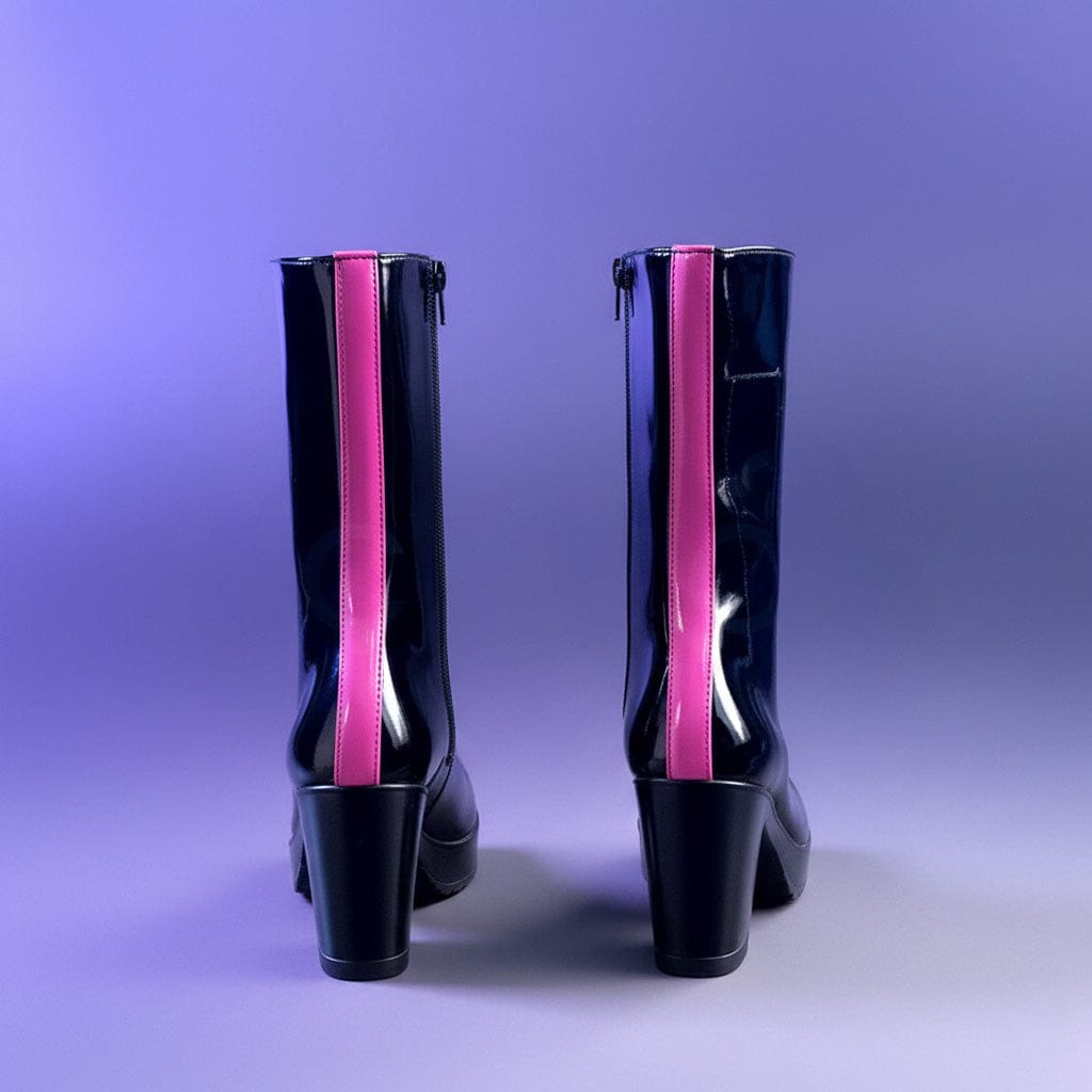 Kpop Demon Hunter Rumi Pink Stripe Shoes/Boots