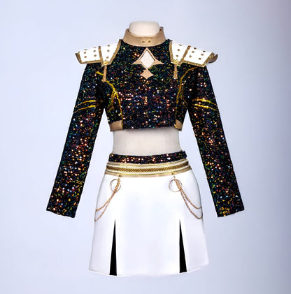 KPop Demon Hunters Golden Outfits/ Mira, Rumi, Zoey Cosplay