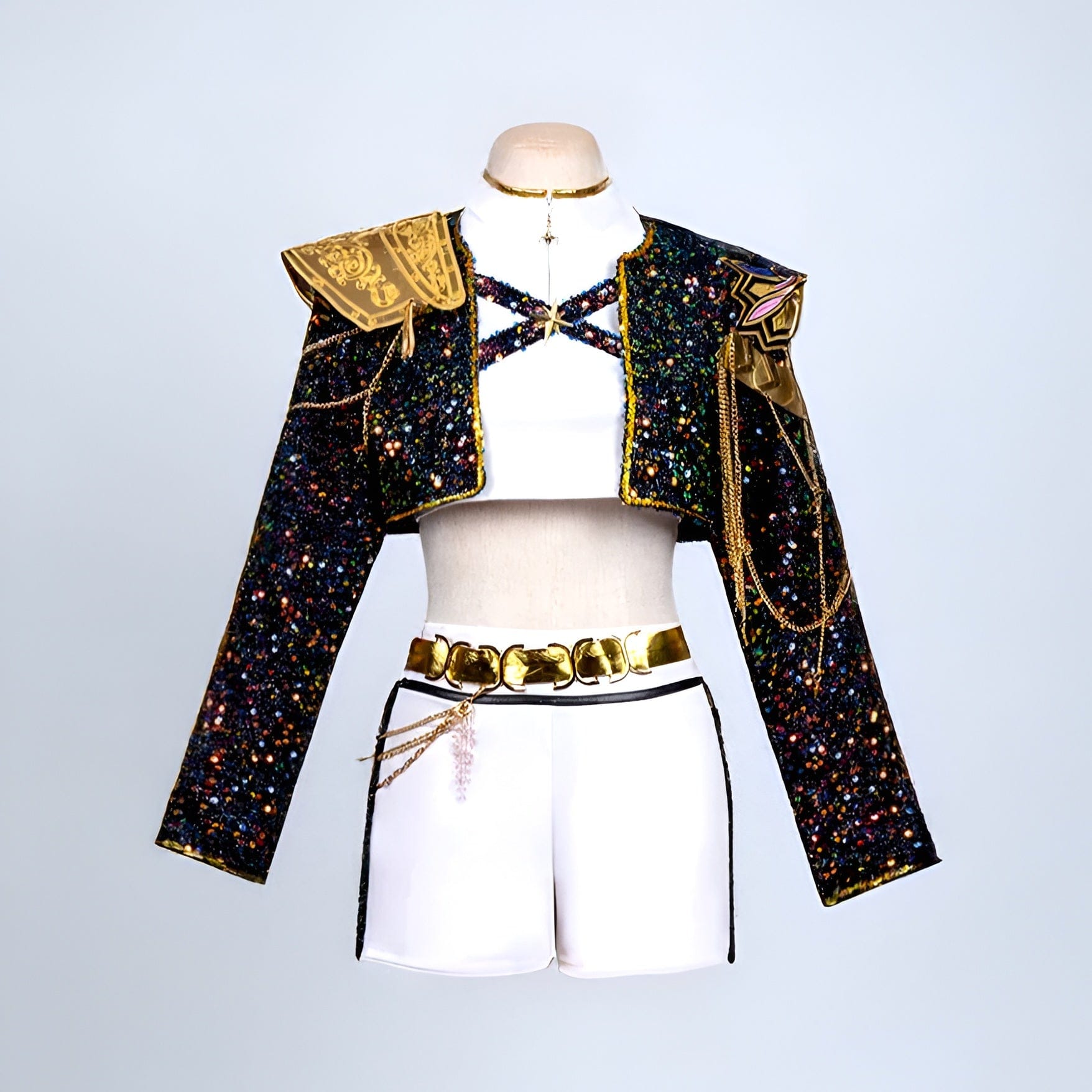 KPop Demon Hunters Golden Outfits/ Mira, Rumi, Zoey Cosplay