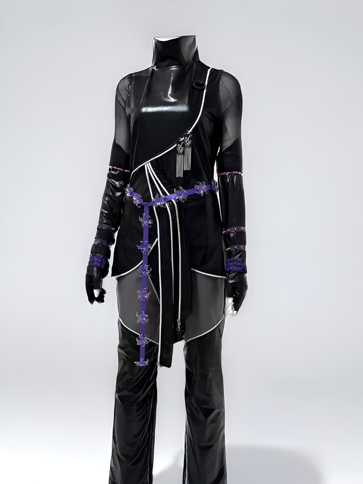 Kpop Demons Hunters Rumi, Zoey, Mira Cosplay - Black Outfits