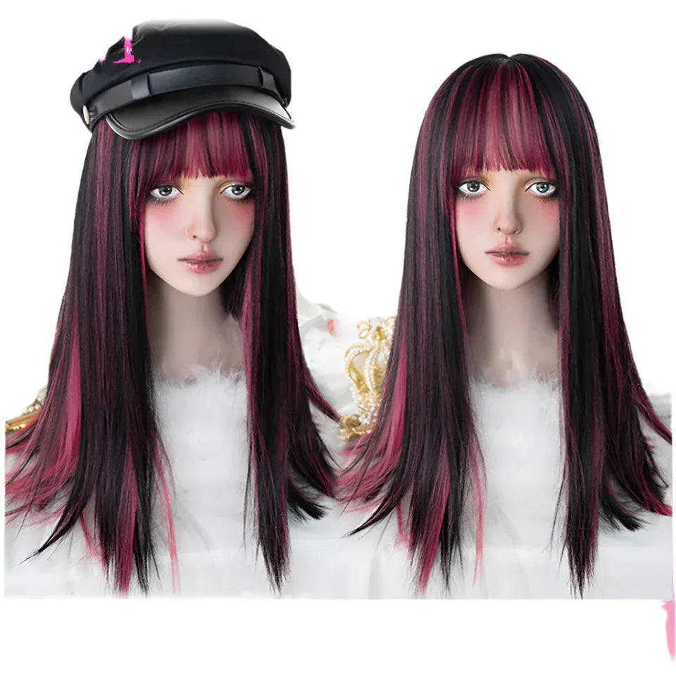 LIANGMO 7 Cosplay Wigs/ Multiple Styles/ Synthetic Hair/ Heat-Resistant