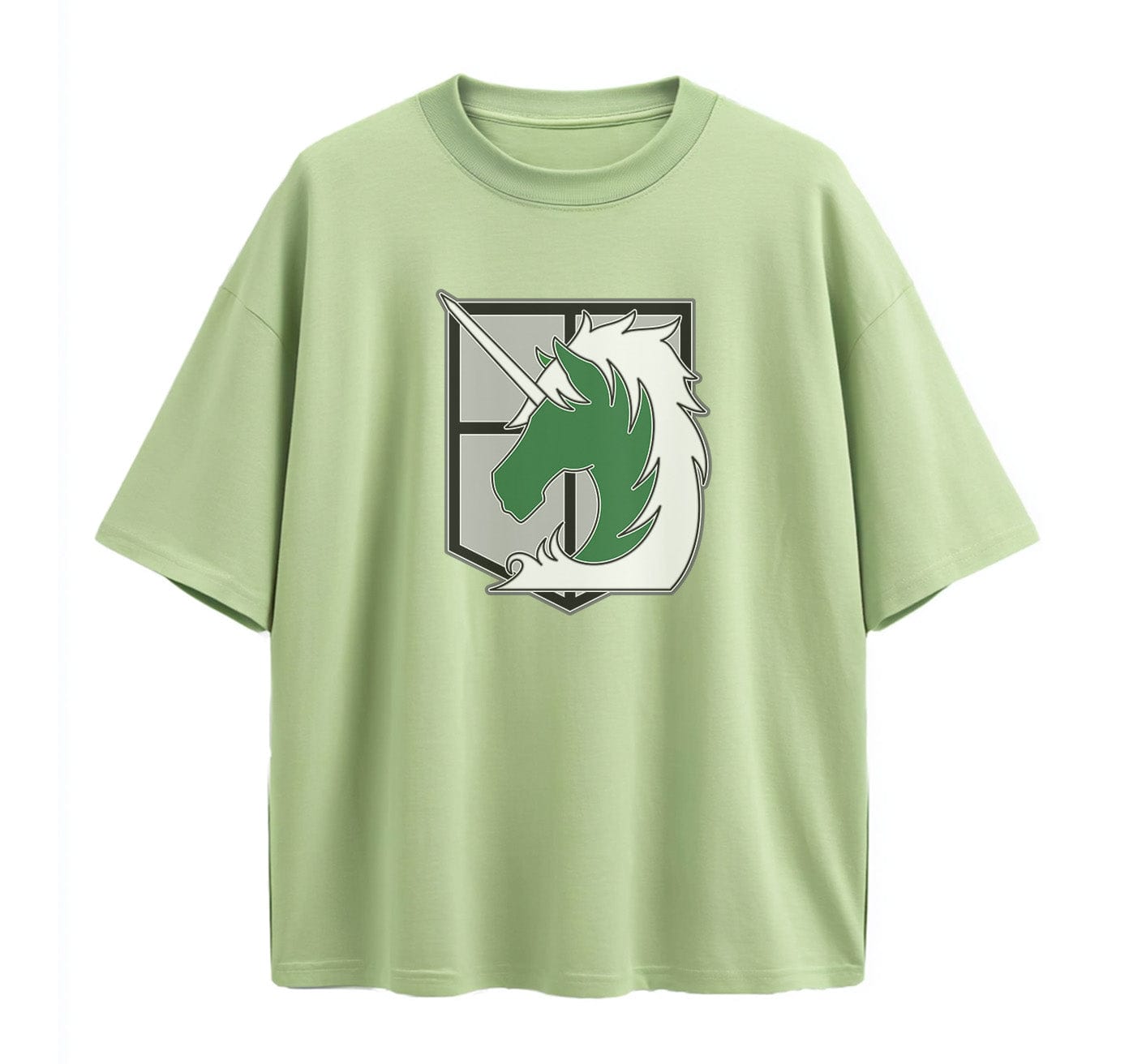 Light Green / XS Brigade (Attack On Titan) Oversize T-Shirt